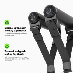 Speediance close-up of textured weighted grip showing anti-slip surface for better control