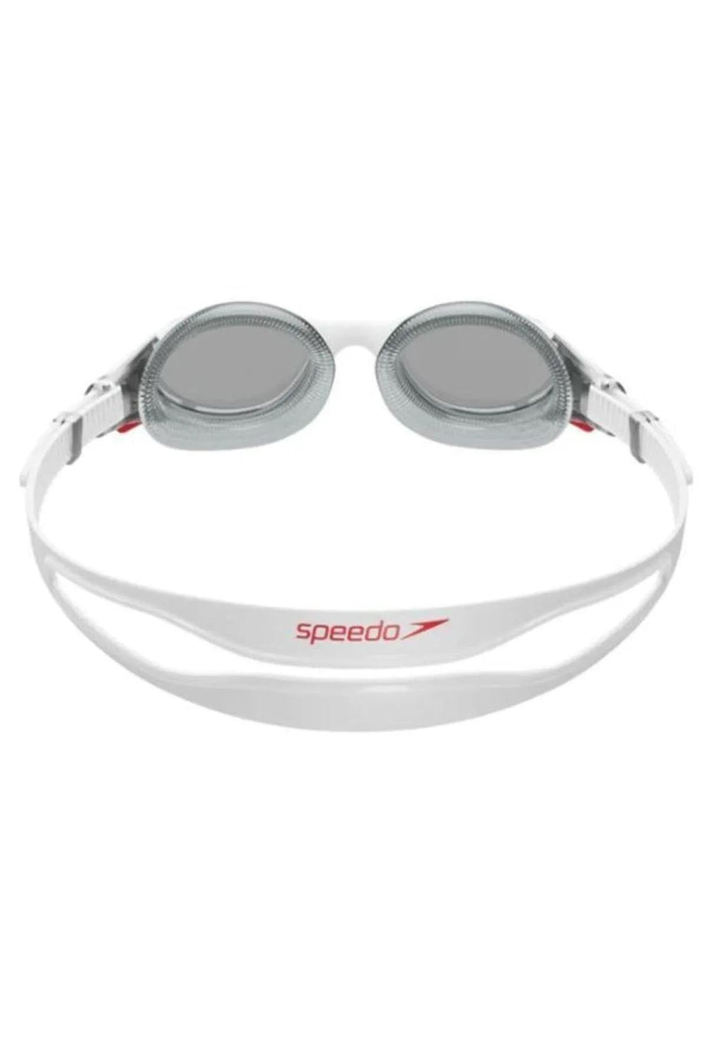 Speedo Biofuse 2.0 push-button buckle image showing fast secure strap adjustment