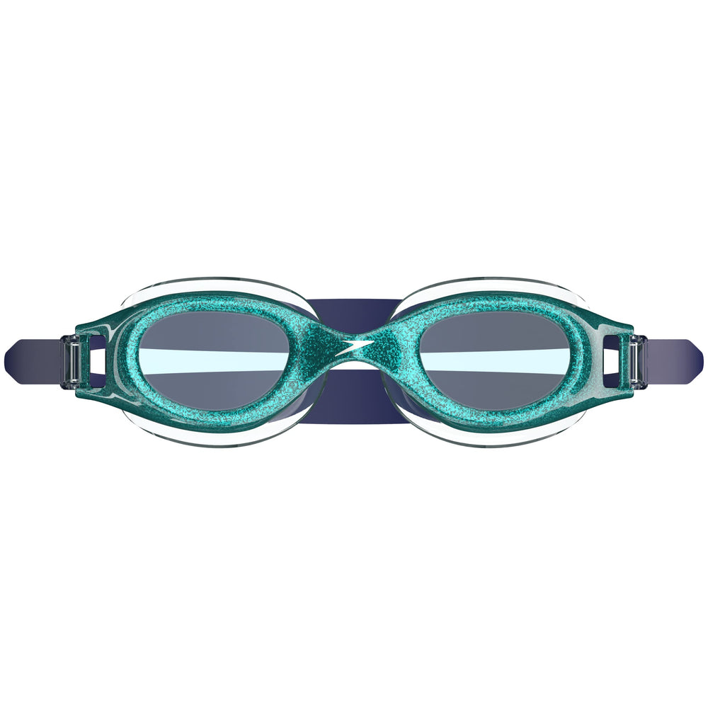 Speedo Hydrospex frame close-up showing soft one-piece comfort and seal