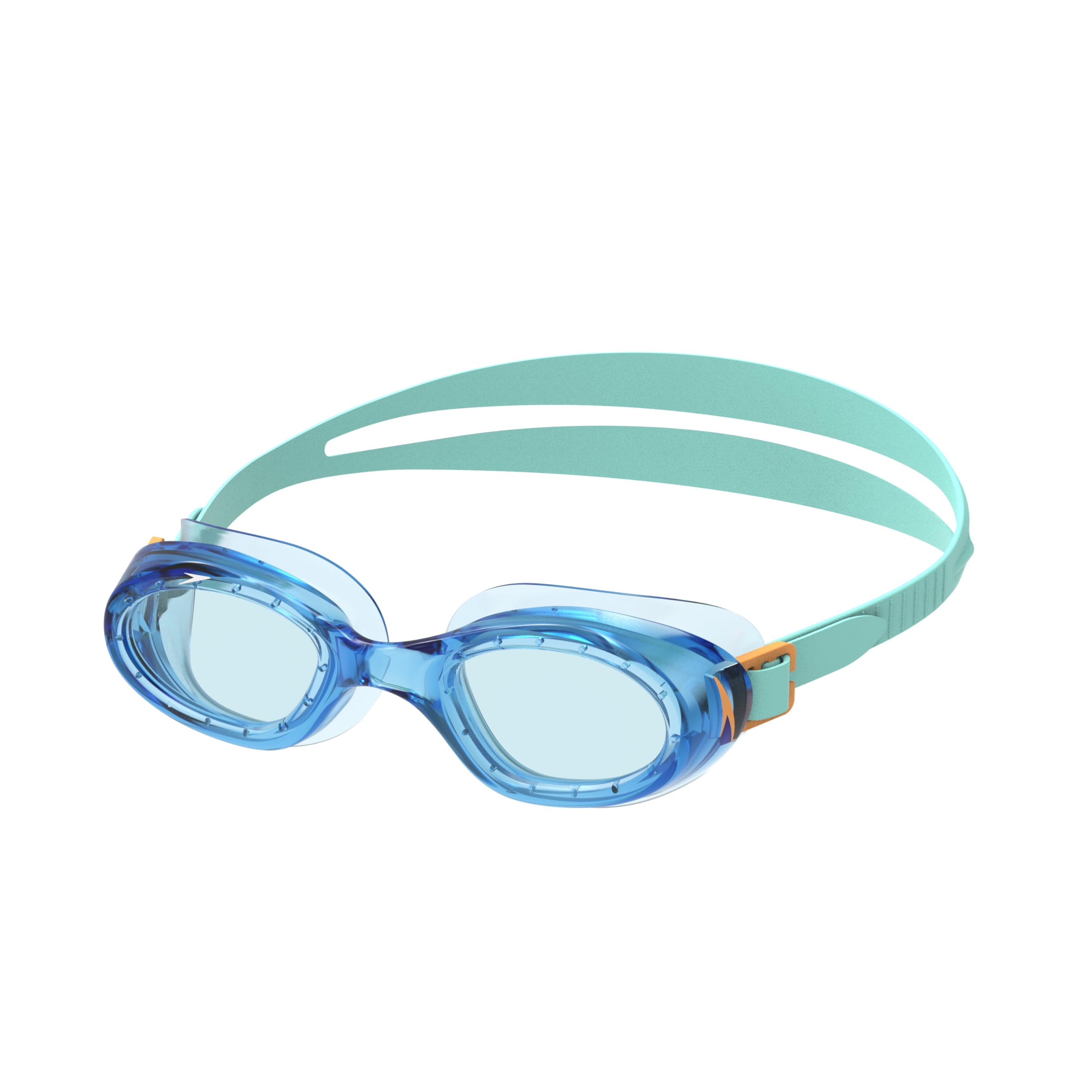 Speedo Hydrospex front view showing packaging and goggle shape for quick selection