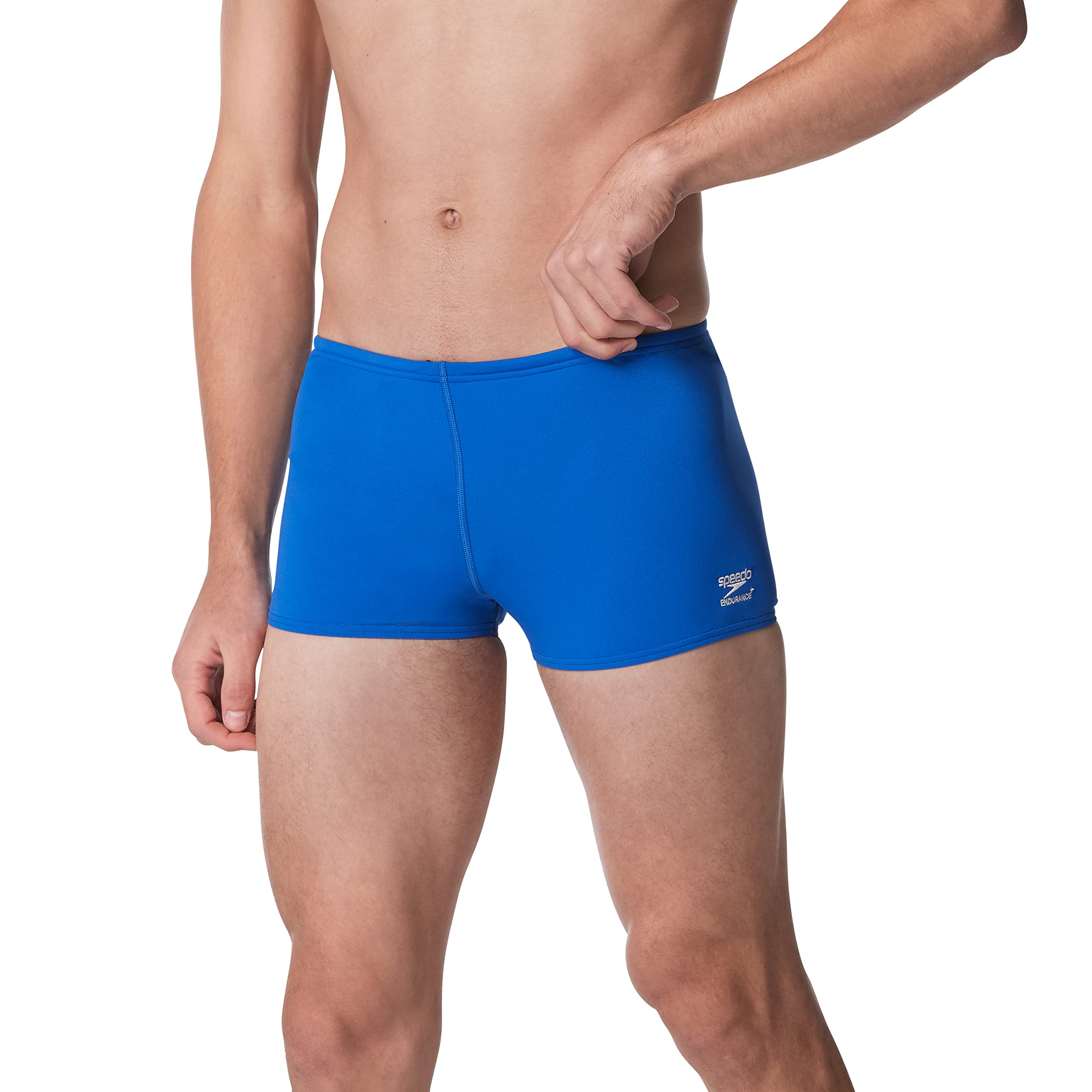 Speedo lifestyle poolside scene showing quick-dry comfort and everyday use