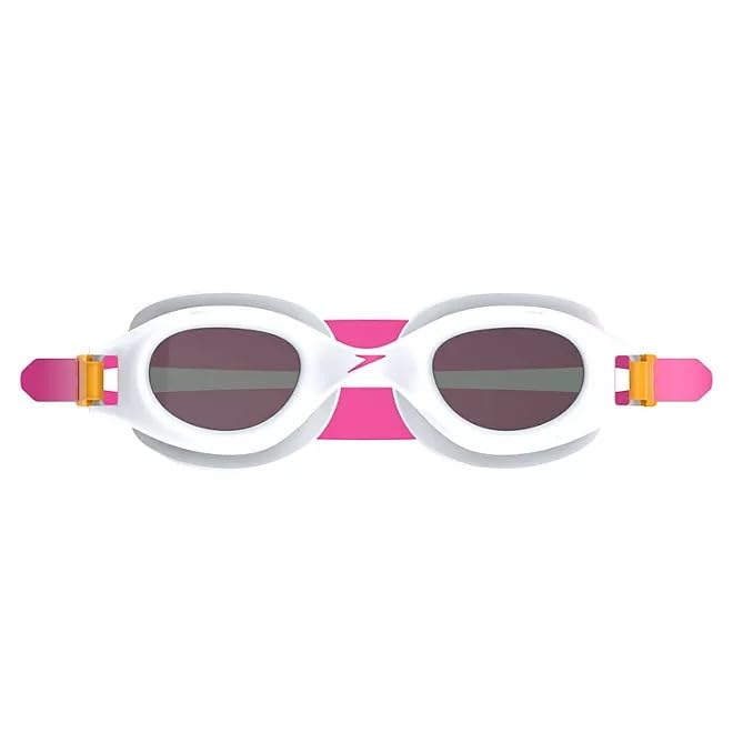 Speedo split strap detail emphasizing adjustable comfort and secure fit
