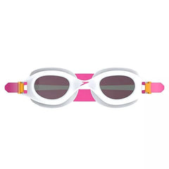 Speedo split strap detail emphasizing adjustable comfort and secure fit