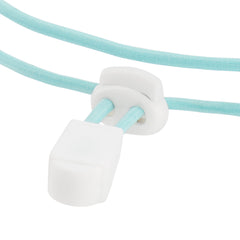 Speedo detail of soft bungee strap offering comfort and secure hold benefit