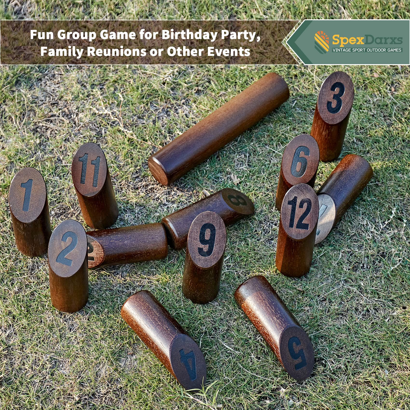 SpexDarxs in use in a backyard demonstrating family-friendly competitive fun