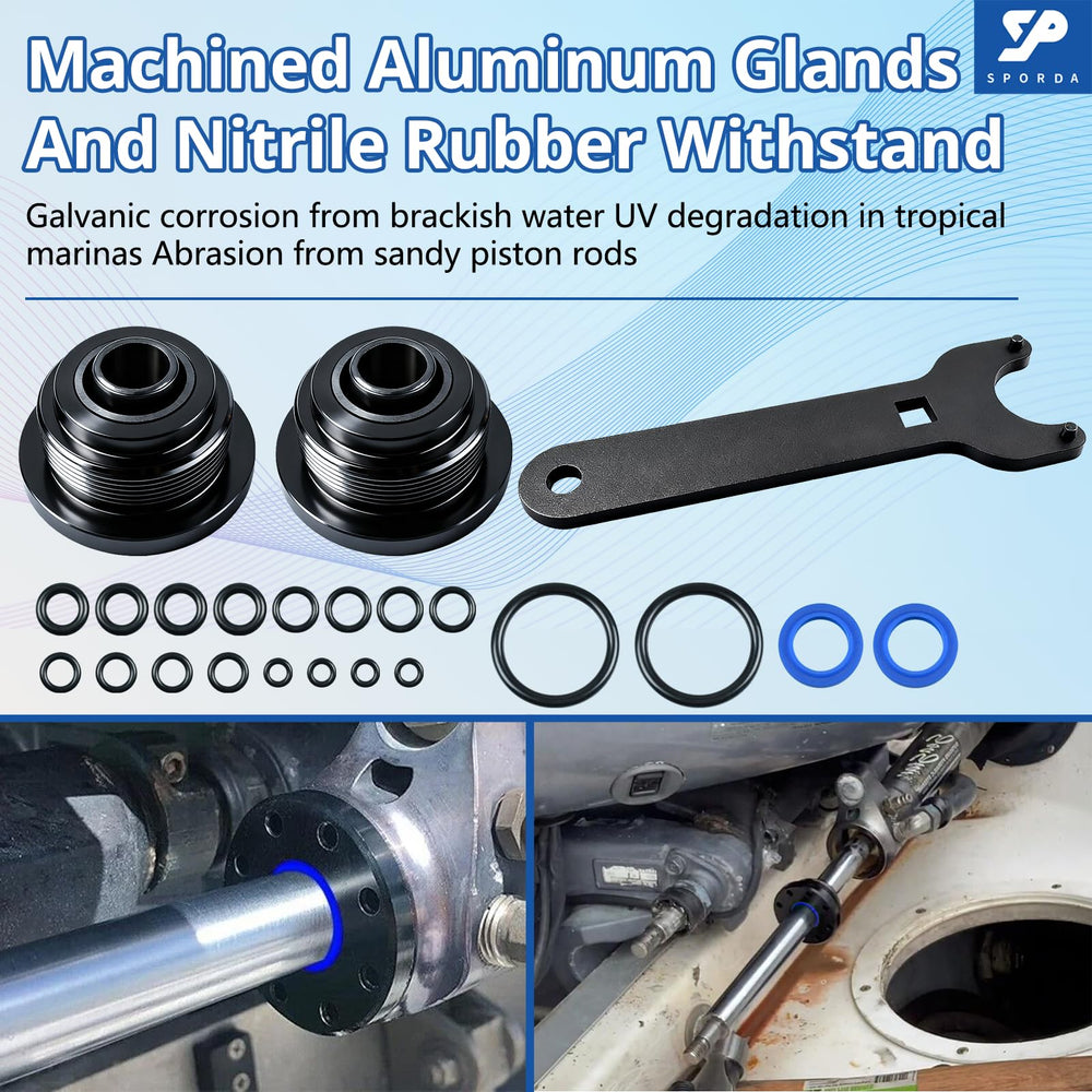 SPORDA mechanic disassembling hydraulic cylinder speeding repair workflow