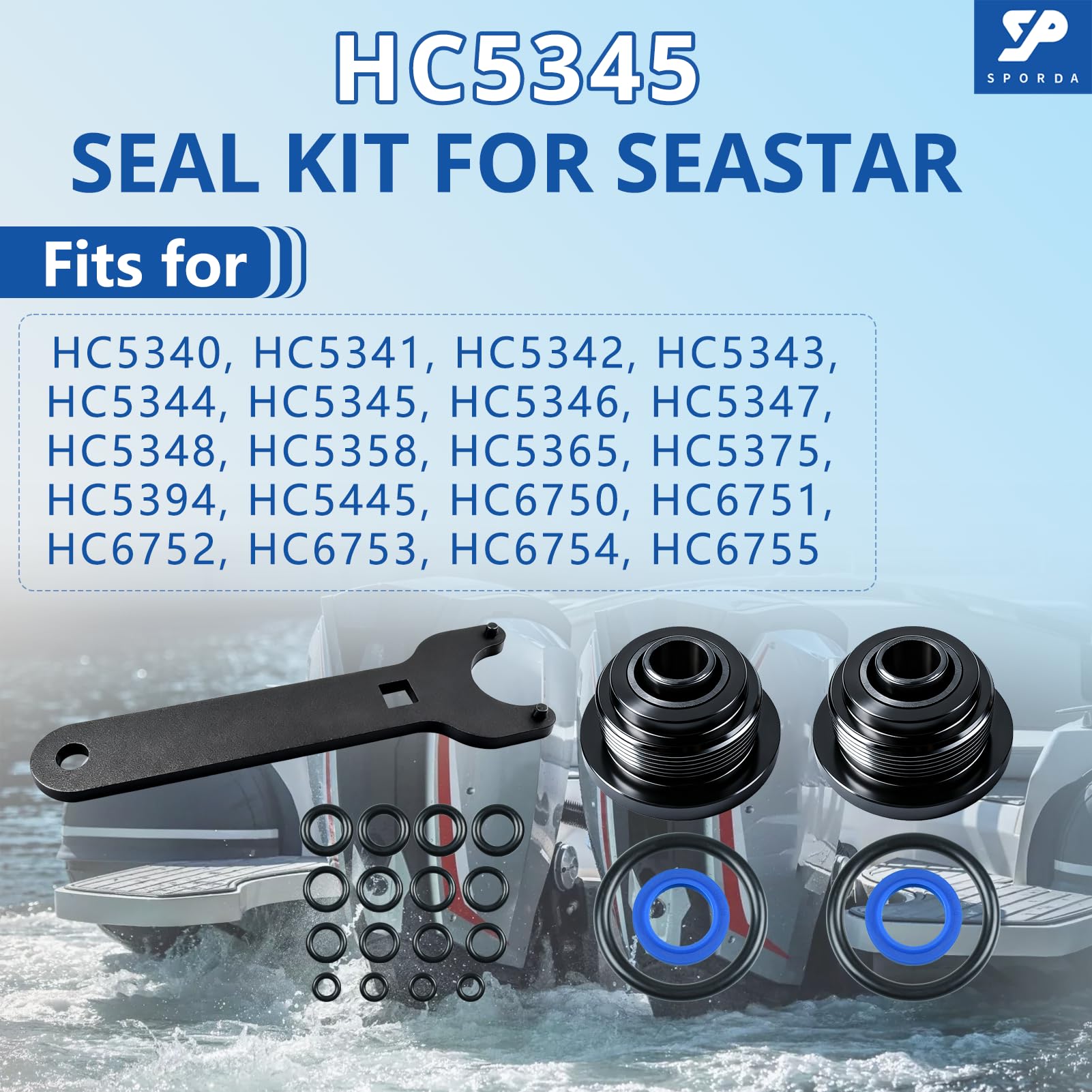 SPORDA seal glands detail demonstrating precise fit for SeaStar cylinders