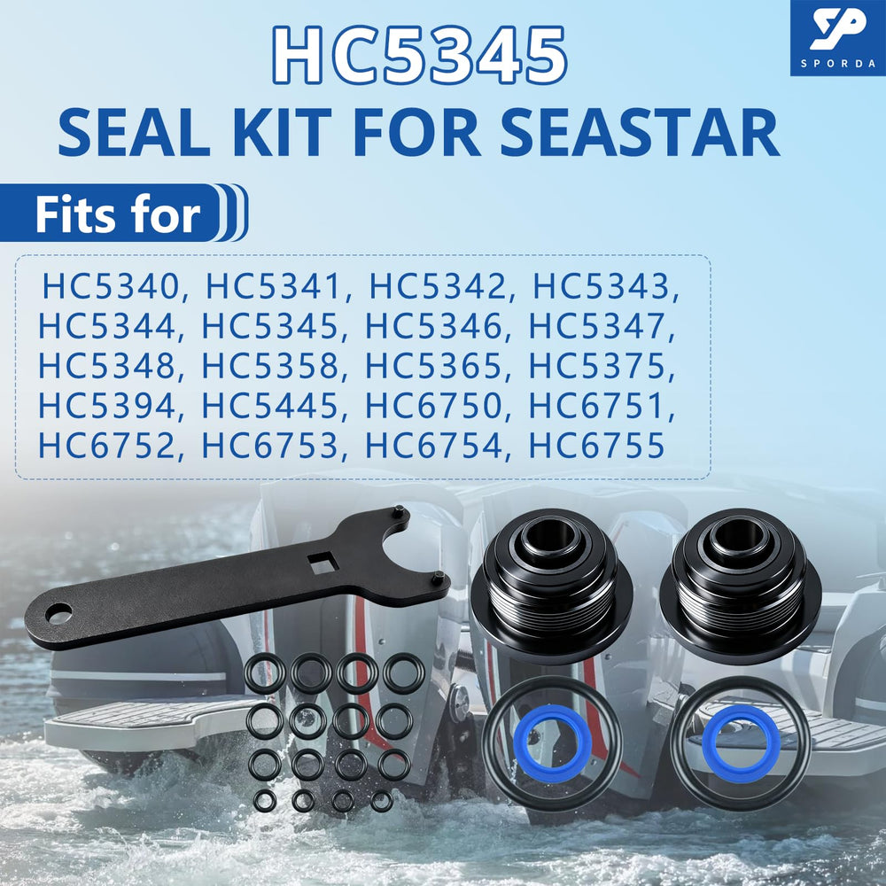 SPORDA seal glands detail demonstrating precise fit for SeaStar cylinders