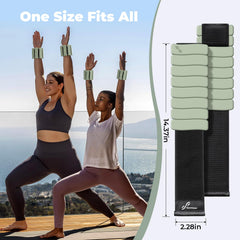Sportneer ankle weight used in a Pilates studio to increase muscle engagement