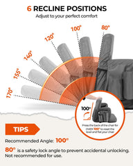 Sportneer padded armrest detail for added comfort and relaxed elbows