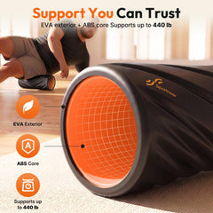 Sportneer ergonomic foot roller pattern detail improving foot relief and arch support