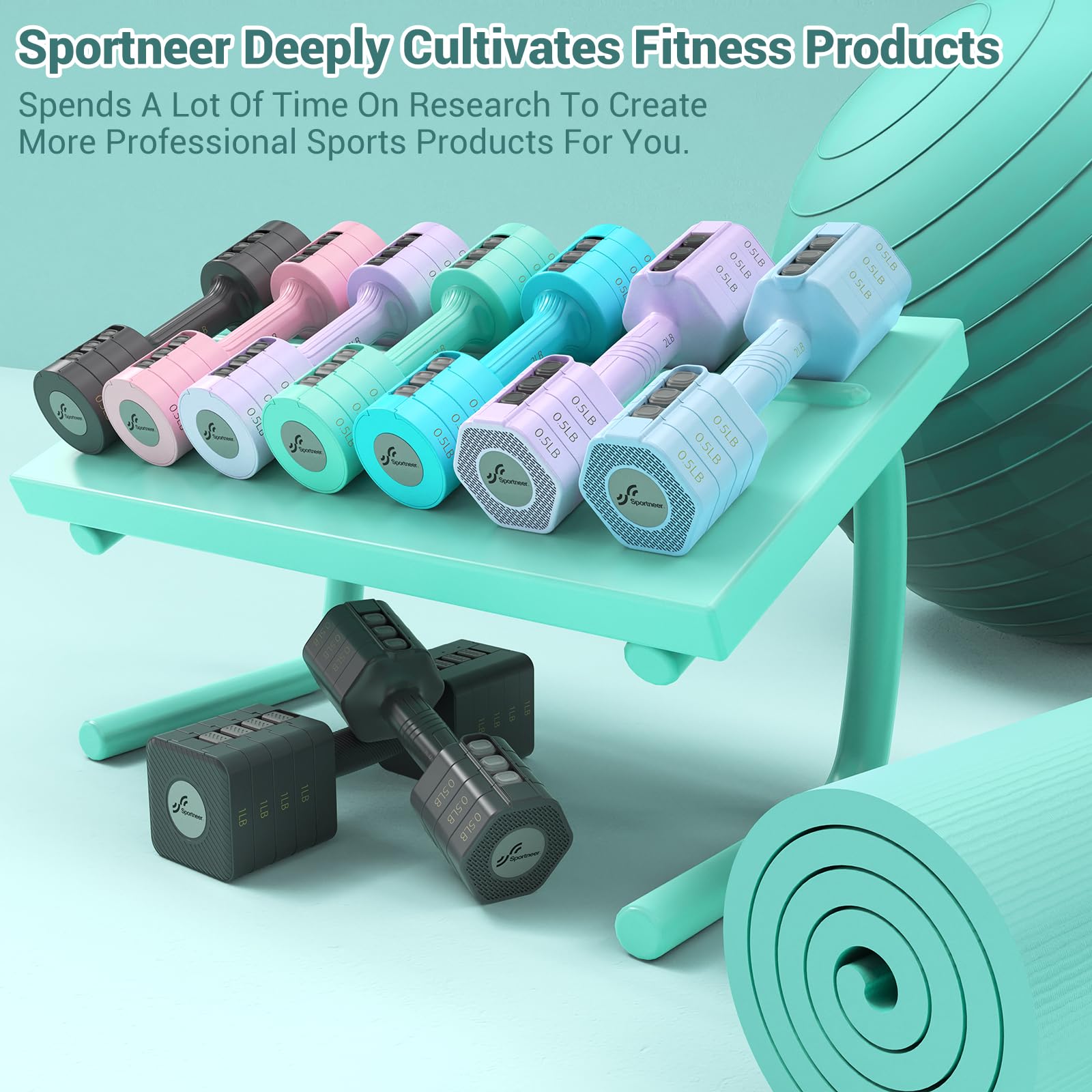 Sportneer used for a goblet squat showing lower-body workout utility and control