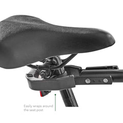 SportRack adapter next to ruler demonstrating telescoping length and fit versatility