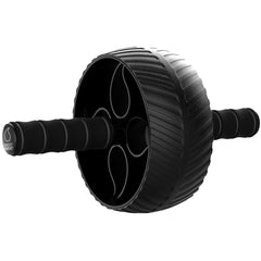 Sports Research ab wheel front view showing stable 3-inch wheel for balanced rollouts