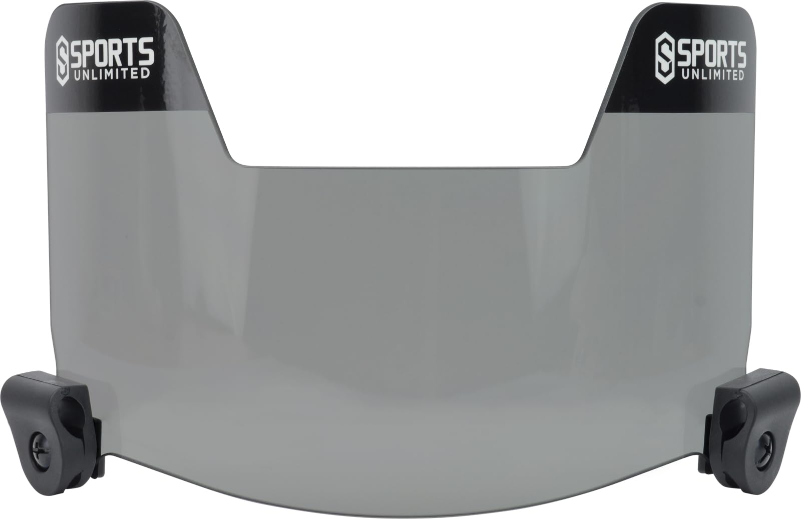 Sports Unlimited front view of visor showing full lens and fit benefit