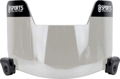 Sports Unlimited visor front view showing full shield and finish benefit clarity