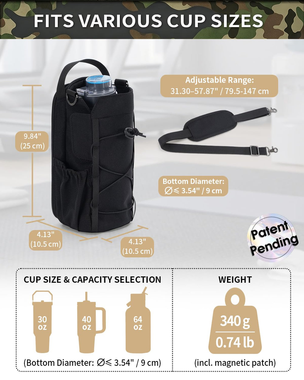 sportsnew drawstring pouch holding towel for quick-access convenience