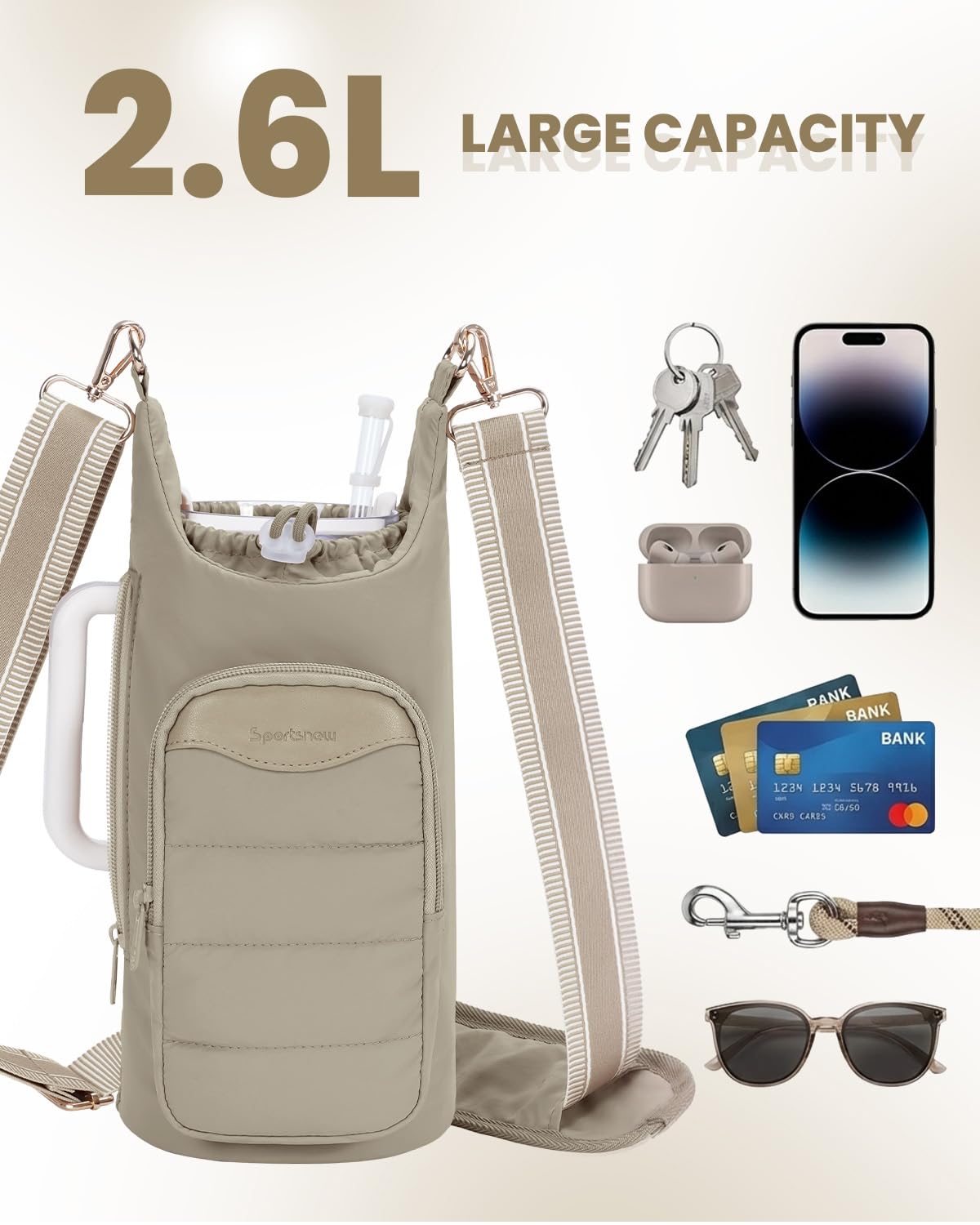 sportsnew scale comparison with a 30oz tumbler to show fit and proportional size
