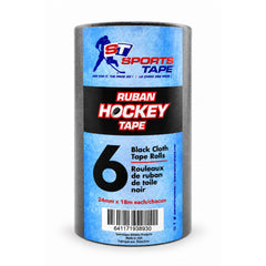 SportsTape front packaging showing six black rolls and value pack benefit