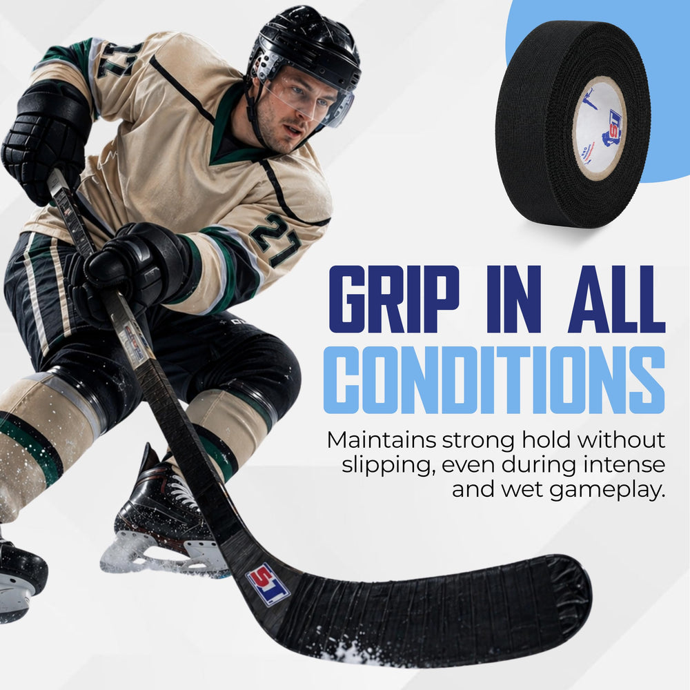 SportsTape label and tape edge detail highlighting residue-free removal