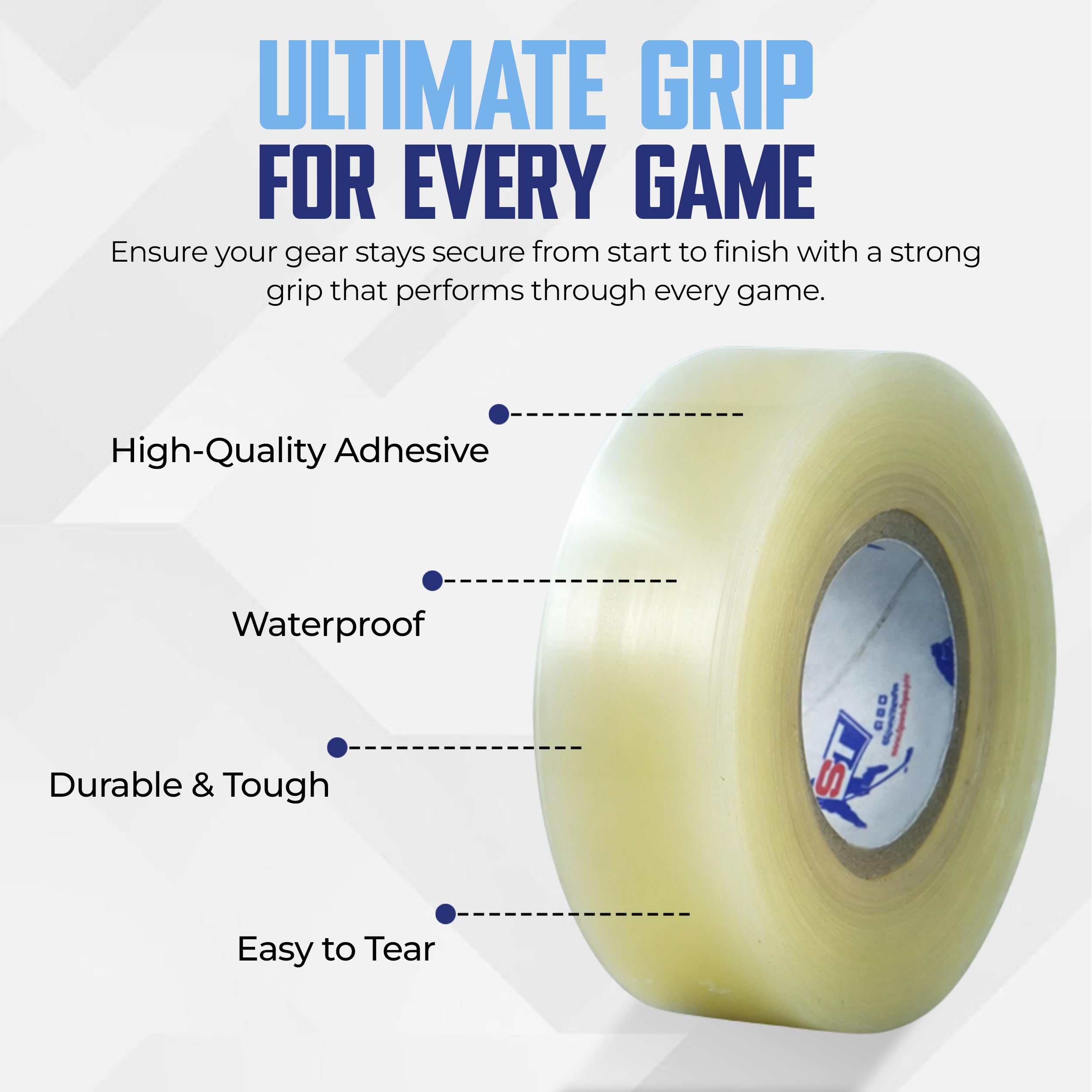 SportsTape tape close-up texture showing PVC surface and durable construction