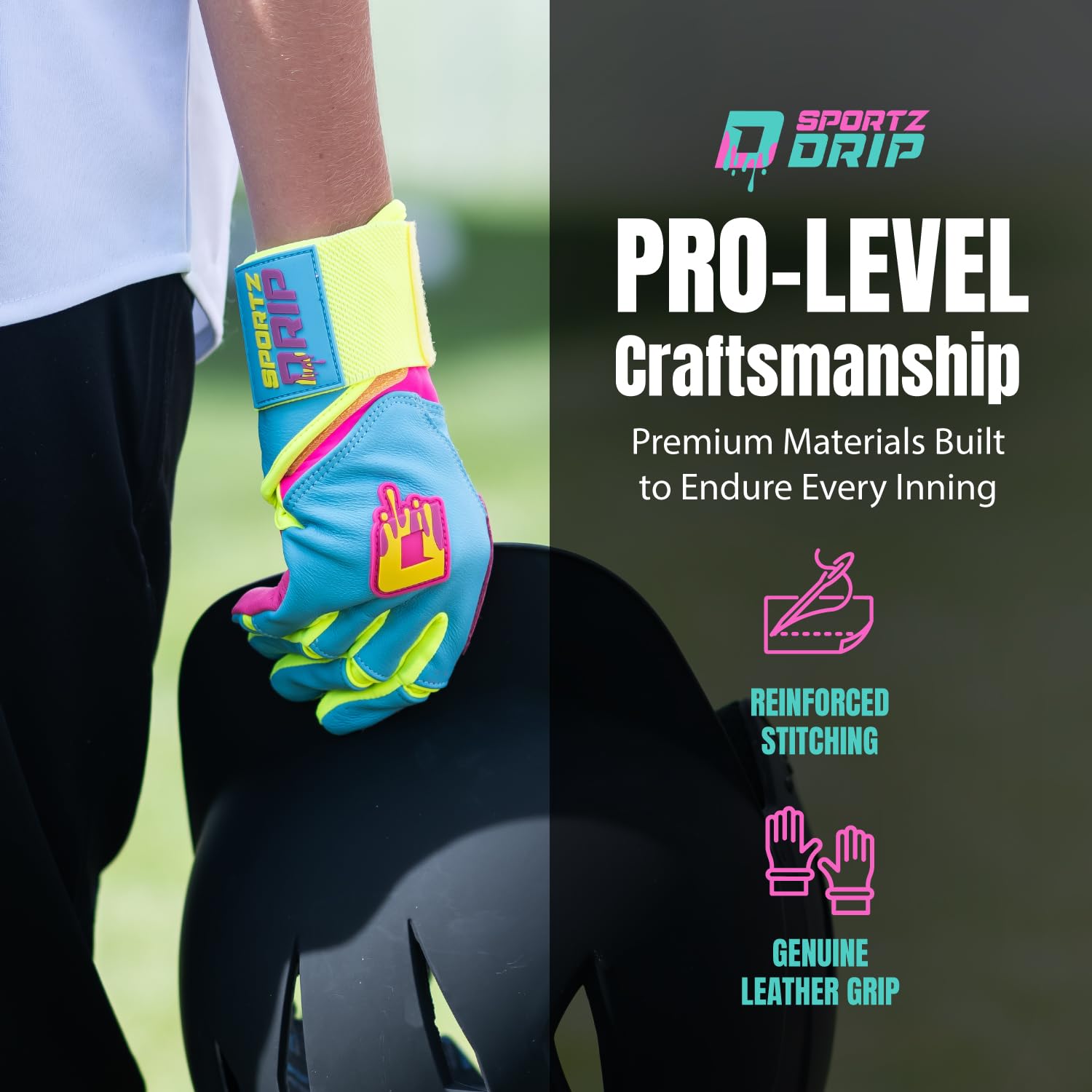 Sportz Drip Volt mesh closeup showing ventilation for cooler hands
