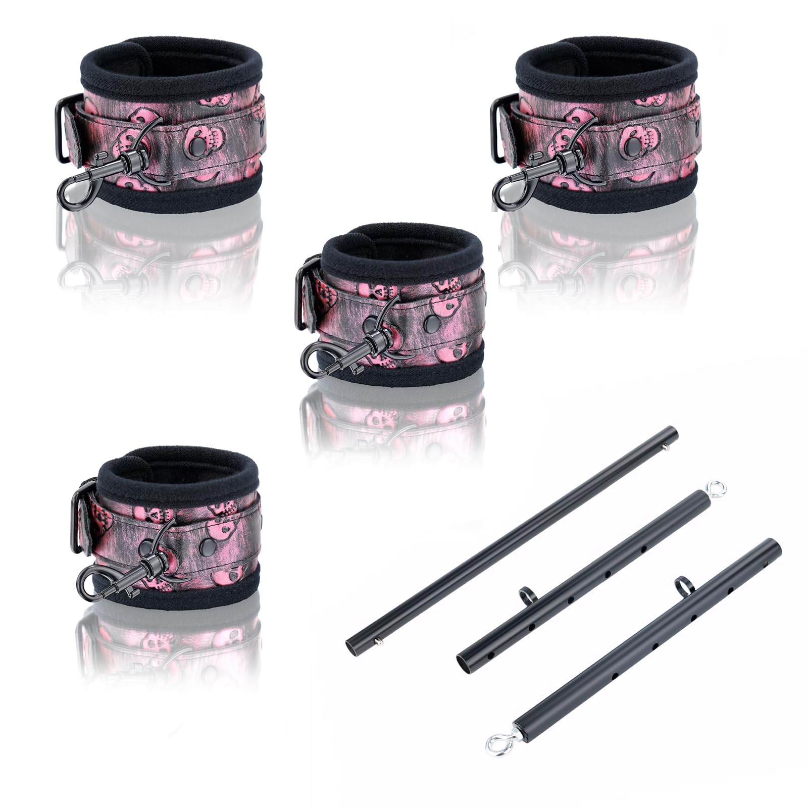 Spreader Bar close-up of locking mechanism, Spreader Bar provides secure adjustable width