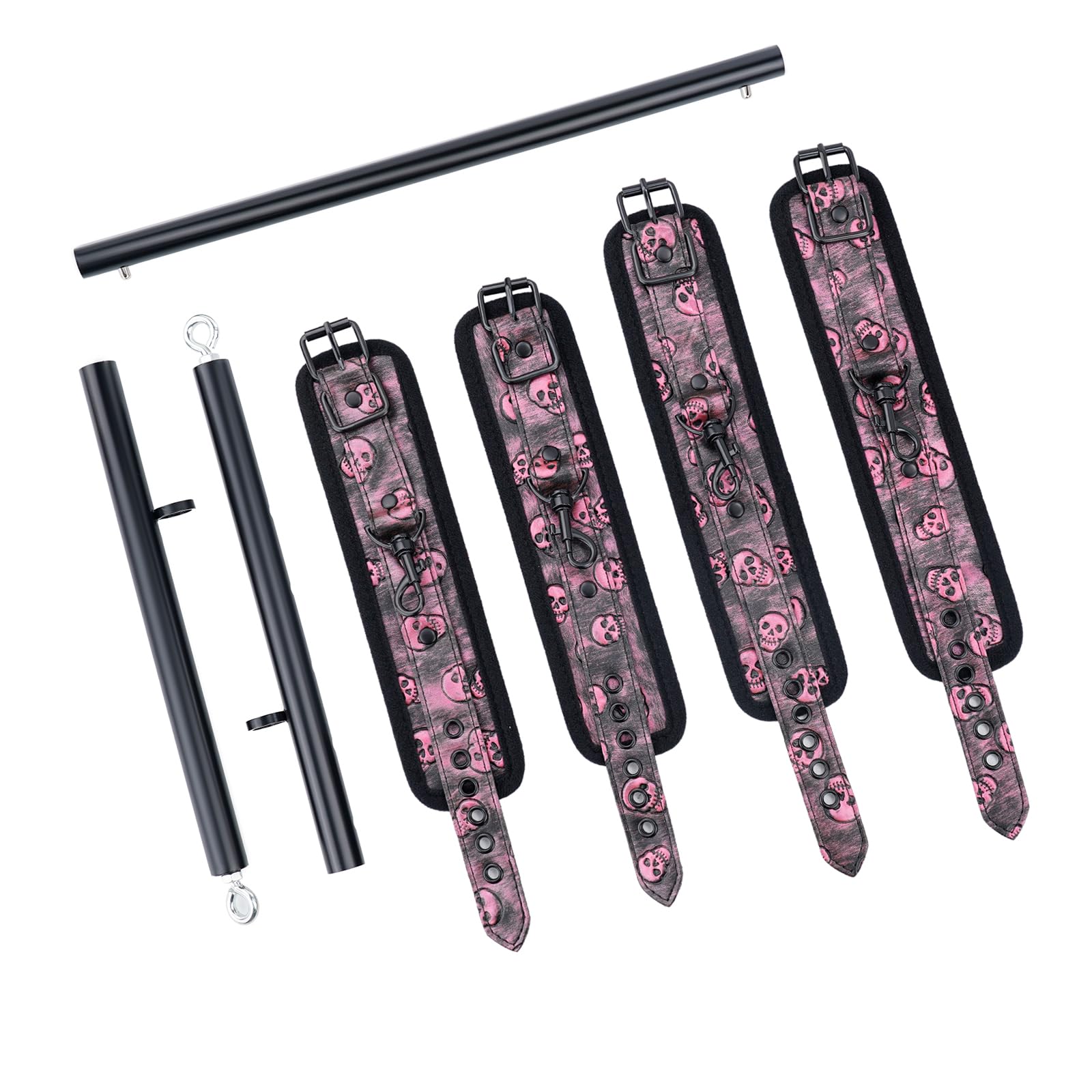 Spreader Bar fully expanded to 35.4 inches in use, Spreader Bar enables wider stance setups