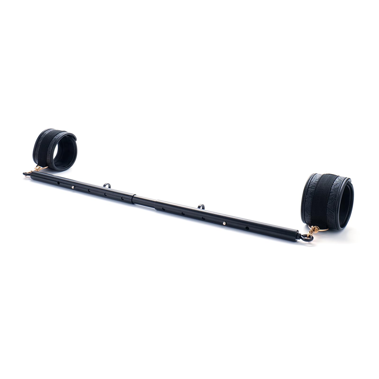 Spreader Bar beside hand showing scale and lightweight 700g portability benefit