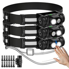 Spriak headlamp front view showing LED array and durable housing for bright illumination