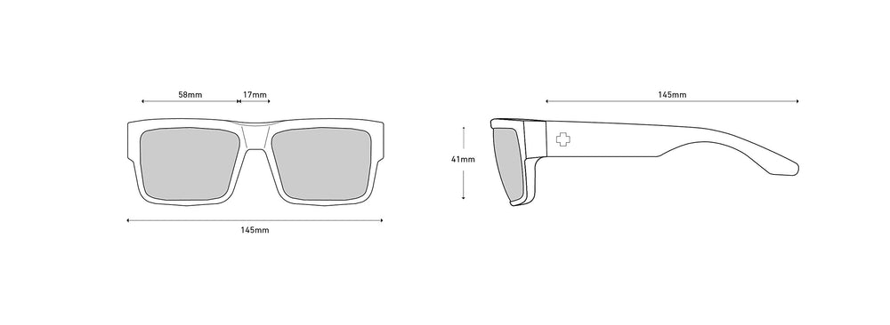 Spy Optic Cyrus five-barrel hinge close-up for reinforced, long-lasting wear
