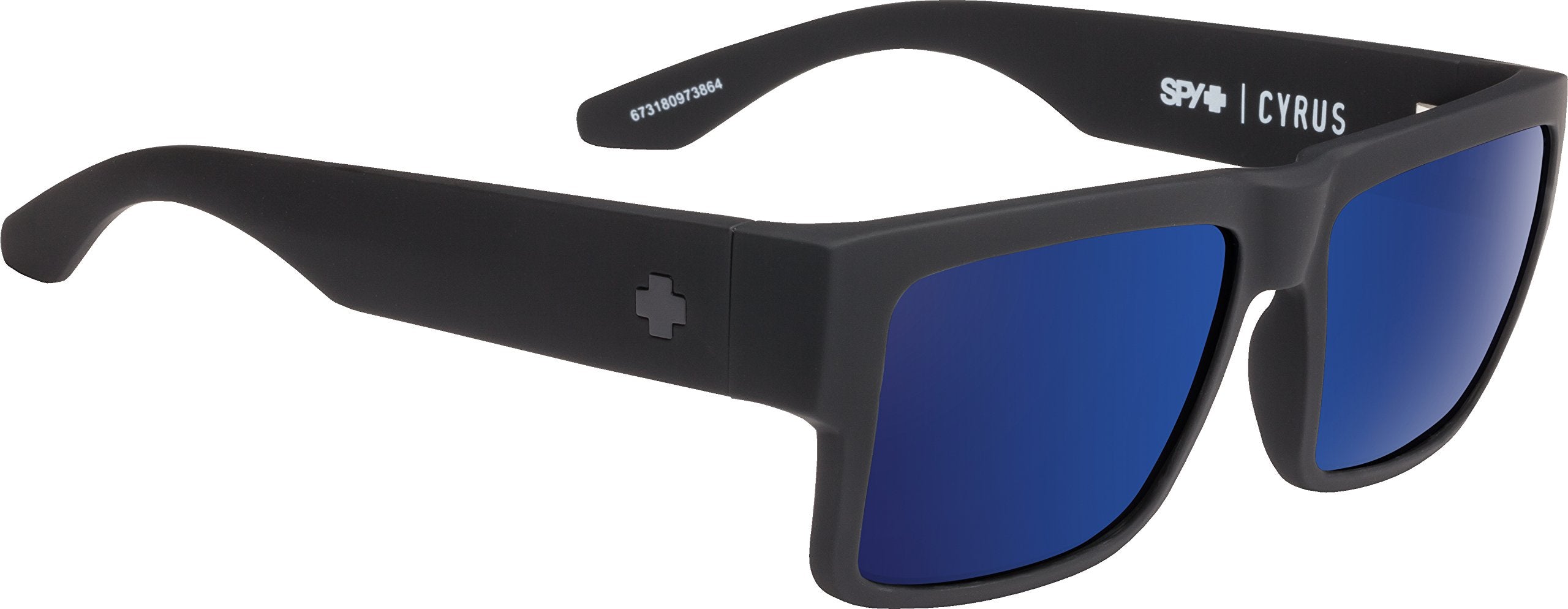 Spy Cyrus top-down fit showing bridge and nose contact for balanced comfort