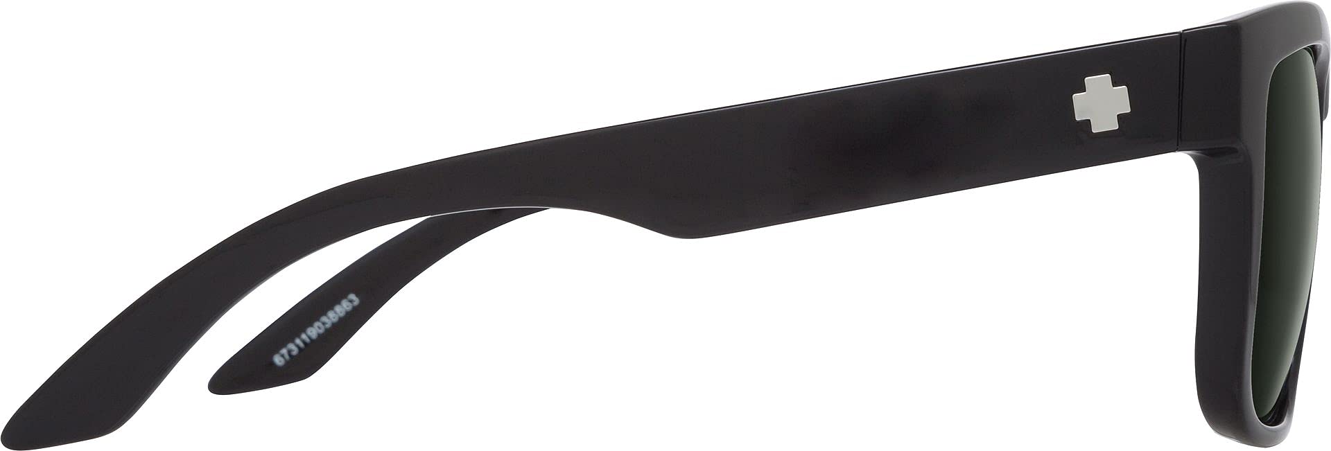 SPY Optic Discord side profile showing Grilamid frame comfort and curve