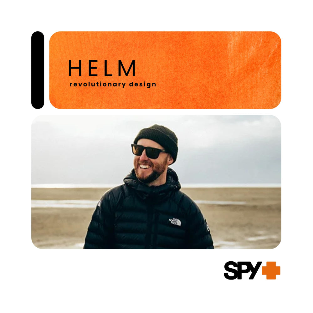 Spy Helm worn on a model in urban setting showing comfortable fit and everyday versatility