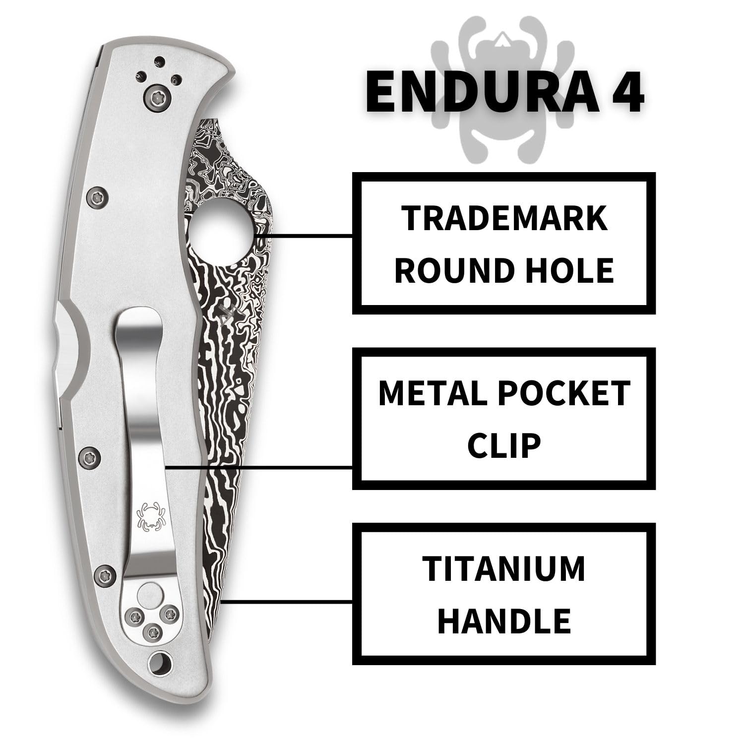 Spyderco Endura 4 open in hand demonstrating ergonomic grip and controlled cuts