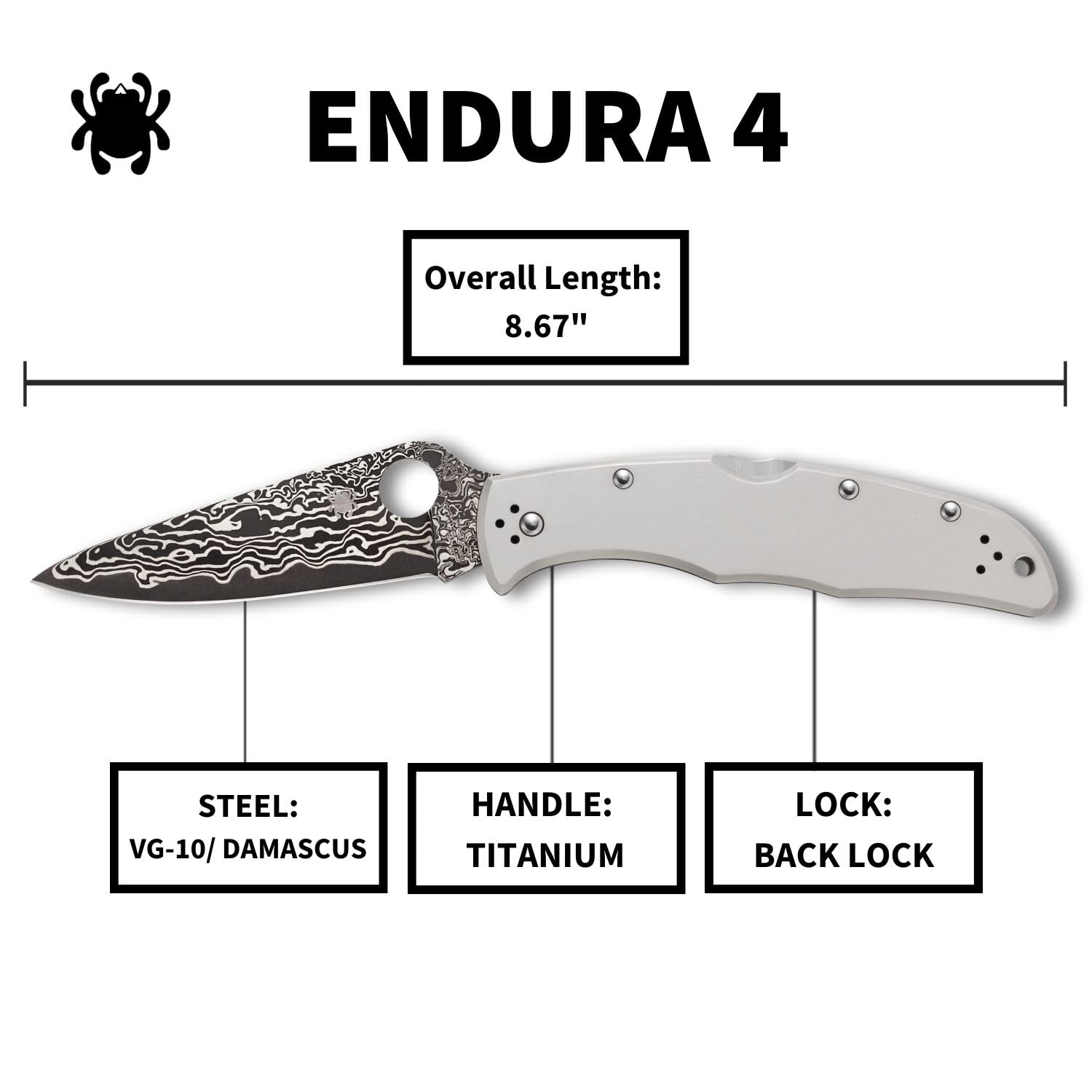 Spyderco folded side profile showing slim pocketable design and low bulk