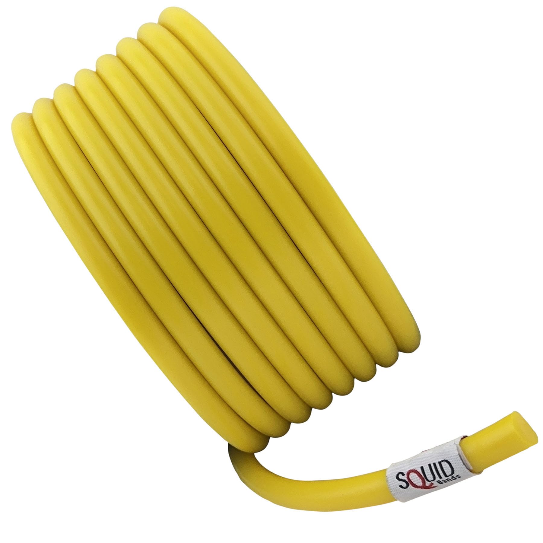 Squid Bands front view showing small 20lb band and its compact size benefit