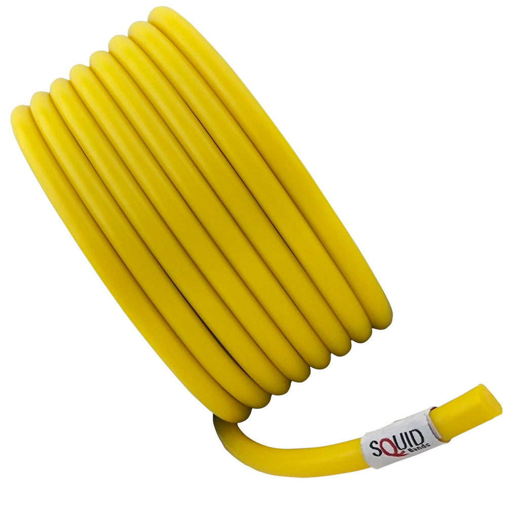 Squid Bands front view showing small 20lb band and its compact size benefit