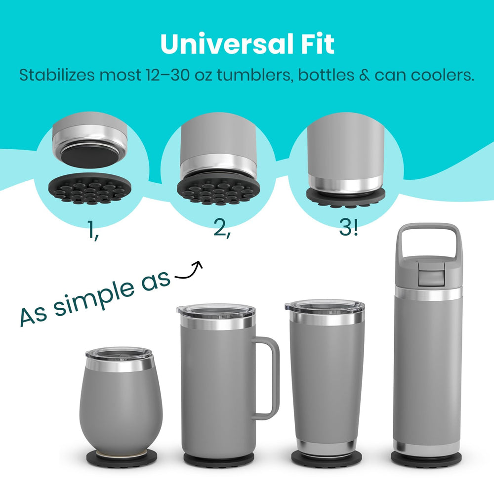 SquidCup with water splashing showing weatherproof marine durability