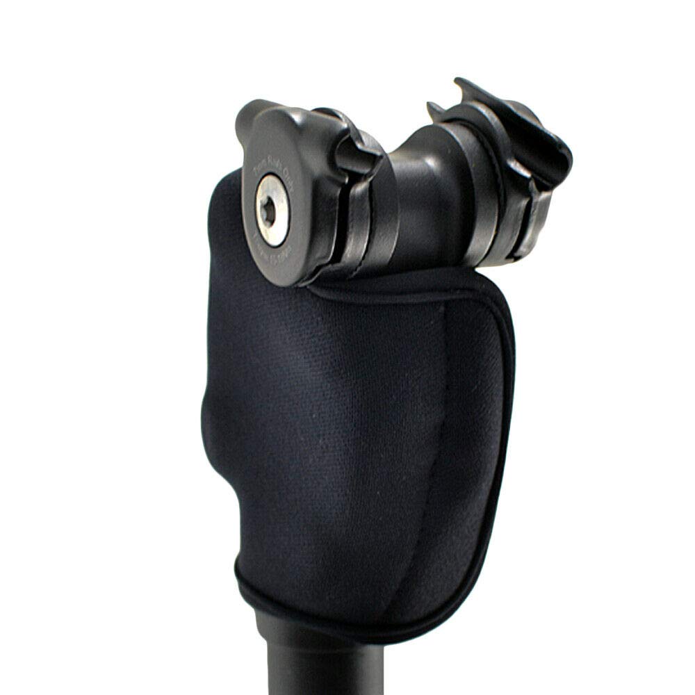 SR Suntour close-up of parallelogram linkage highlighting stable saddle alignment benefit