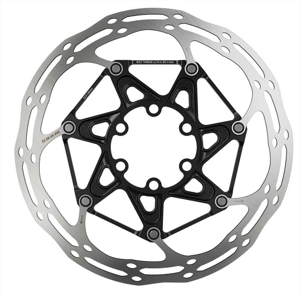 SRAM Centerline X front view showing rotor design and reliable braking