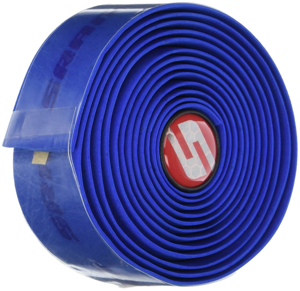 SRAM SuperCork Blue front view showing color and secure 3M-adhesive benefit