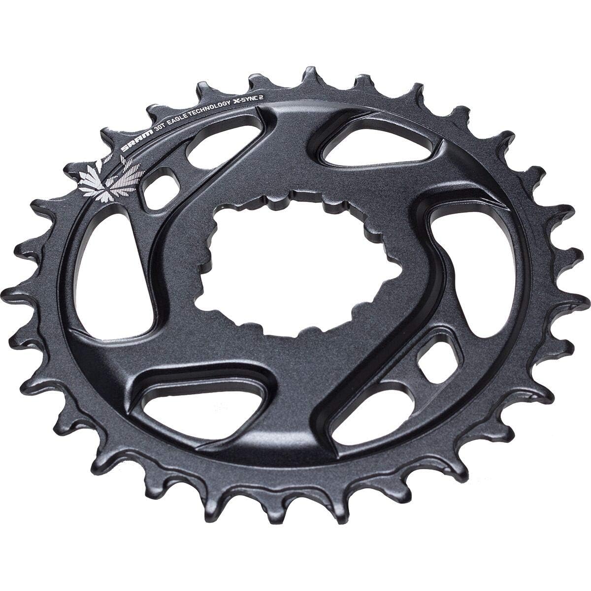 SRAM X-Sync 2 tooth profile close-up highlighting Eagle geometry for secure chain retention
