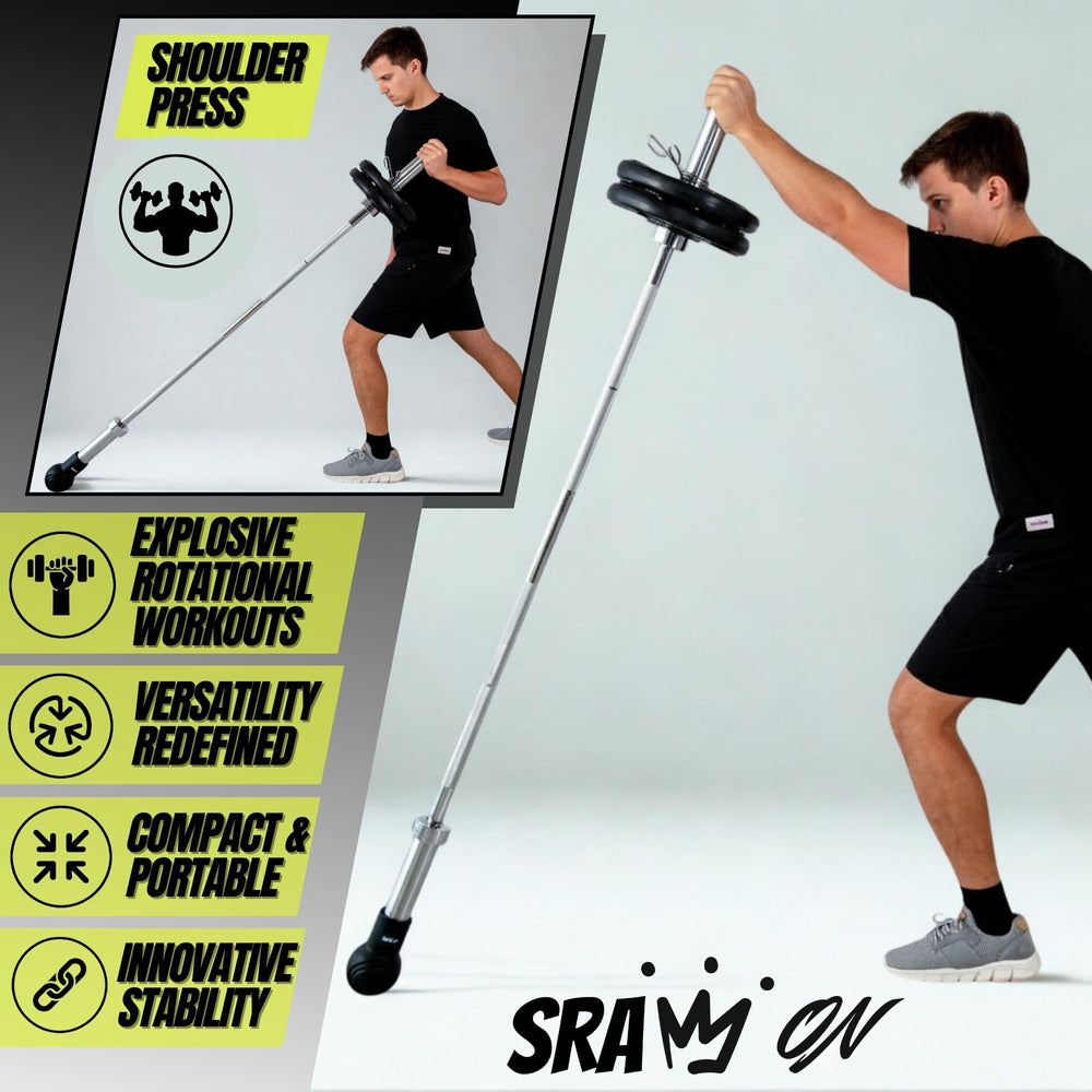 SRAW ON carry bag and components packed together for portable storage benefit
