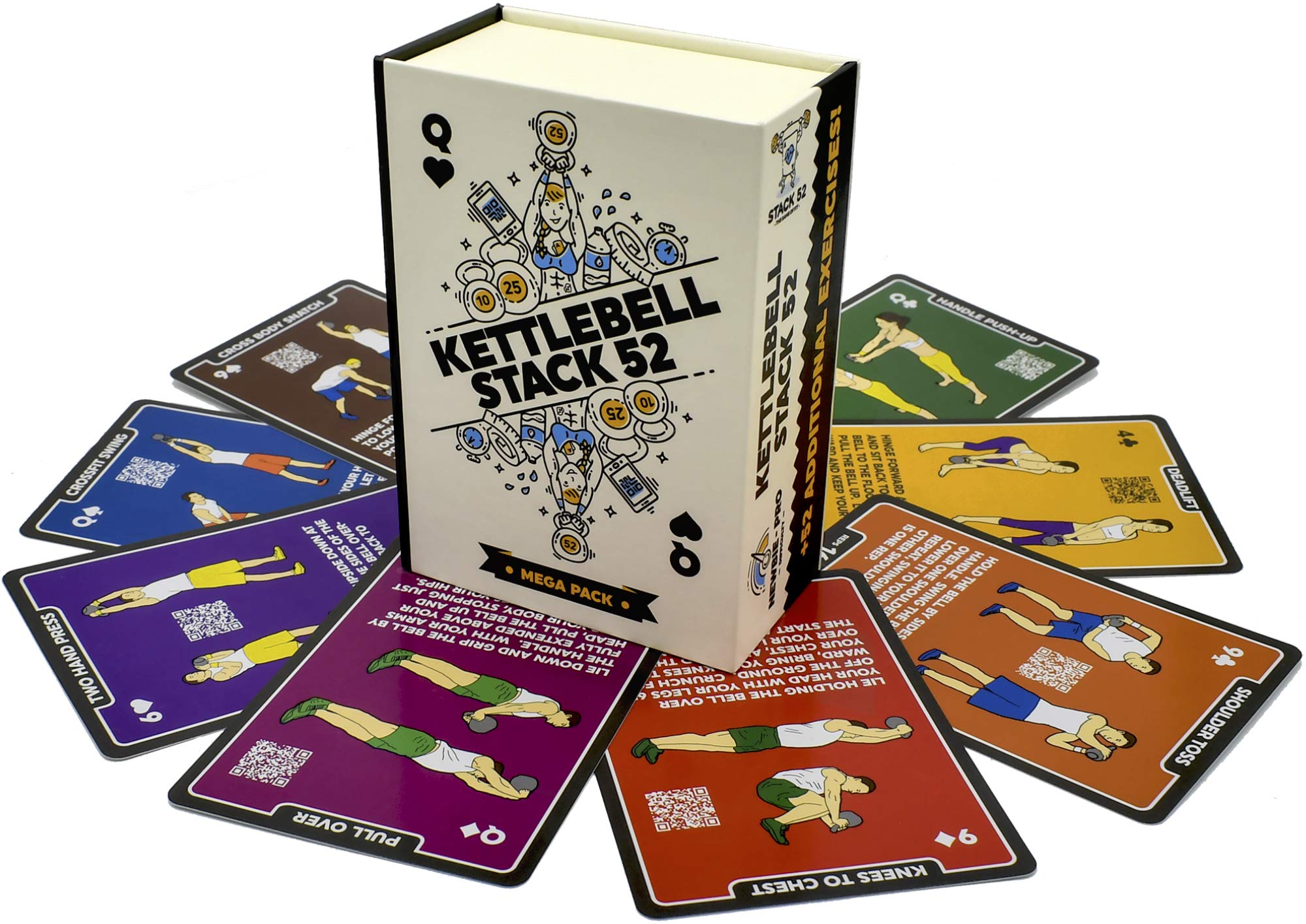 Stack 52 Mega Pack front cover showing deck and branding, clear training organization