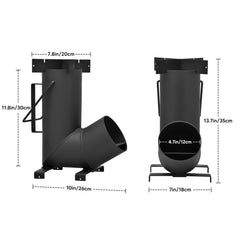 Stanbroil combustion chamber close-up highlighting heavy steel construction for durability
