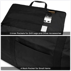 Stanbroil rear accessory pouch keeping small tools and hoses within reach