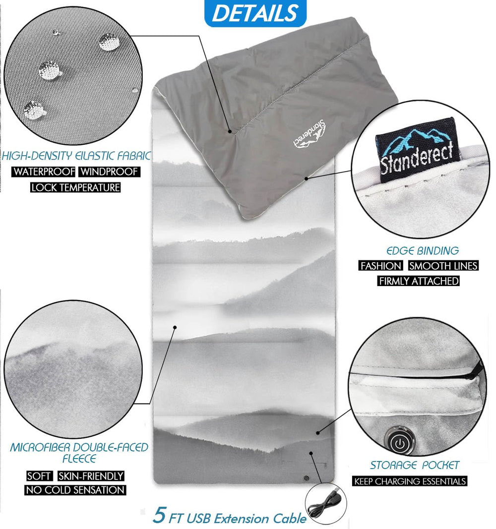 STANDERECT fabric texture close-up showing durable surface and insulation feel