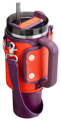 STANLEY wrap holding a 40 oz Quencher tumbler for hands-free hydration benefit