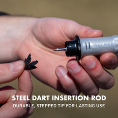 Stan's NoTubes two DARTs in clear caps keeping plugs clean and ready to use